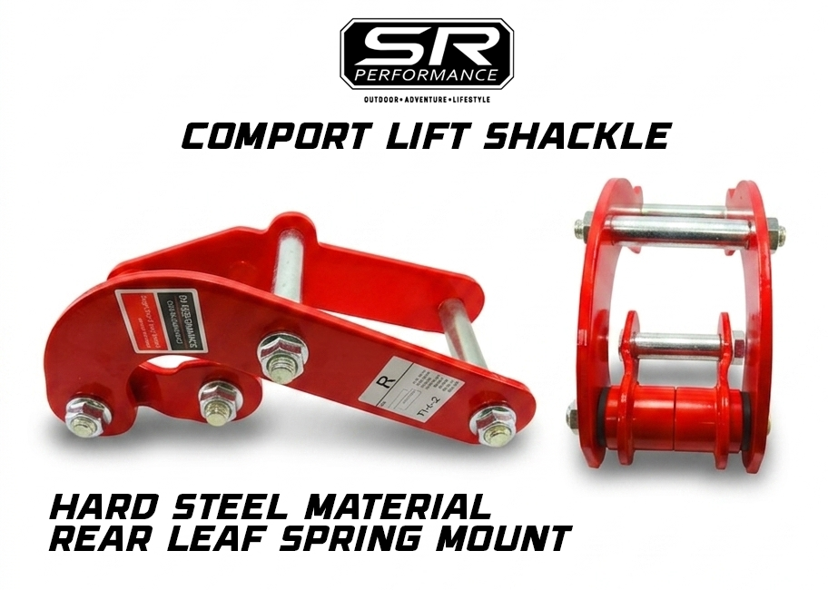 COMPORT LIFT SHACKLE 3 INCH NAVARA D40 /RANGER T6 /MAZDA BT50 /HILUX REVO /CONQUEST